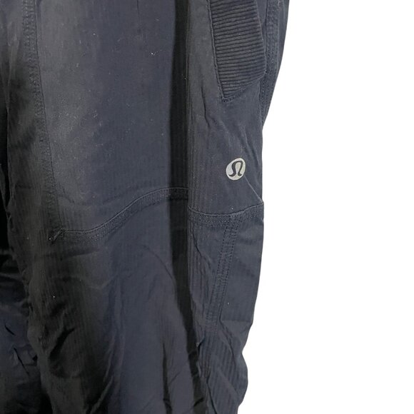 Lululemon 2 Dance studio pants Womens Black Drawstring Relaxed Fit Pants Casual - Picture 3 of 4